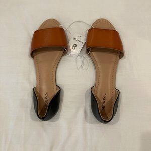 Merona Cognac and Black sandals from Target
